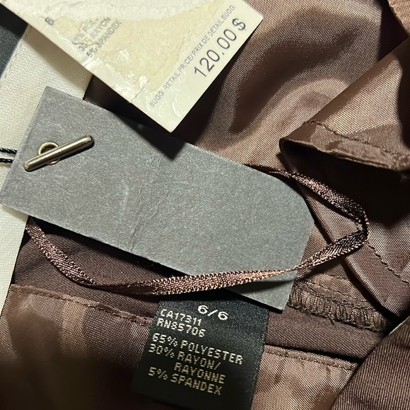 David Bitton Pants - vintage - size 6 - brown NWT - Picture 7 of 7